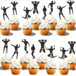 Toppery muskularni chłopcy – 12 szt. dekoracje na panieński