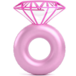 Dmuchany pierścionek różowy 120×140 cm – wieczór panieński