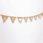 Girlanda jutowa Just Married – dekoracja ślubna 3 m