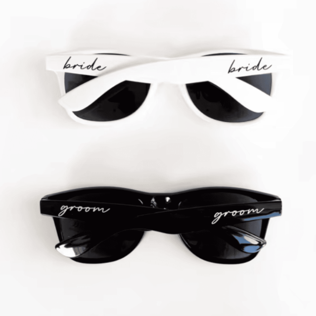 Okulary Bride & Groom – zestaw ślubny 2 szt.