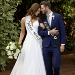 Szarfy Future Mrs i Lucky Mr – zestaw ślubny 2 szt.