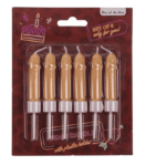 Zestaw Świeczek Penisy z Plastikową Podstawką