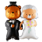 Balony Misie Para Młoda – Bride & Groom 115 cm