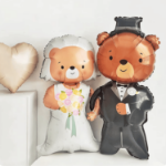 Balony Misie Para Młoda – Bride & Groom 115 cm