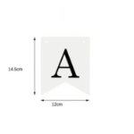 Girlanda Just Married papierowa – dekoracja ślubna 1,5 m