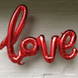 Balon LOVE foliowy 102 cm – dekoracja ślubna i walentynkowa
