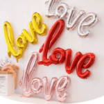 Balon LOVE foliowy 102 cm – dekoracja ślubna i walentynkowa