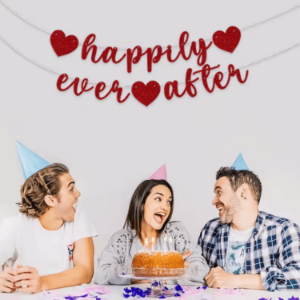 Baner Happily Ever After – czerwony