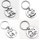 Brelok panda Bubu i Dudu stal nierdzewna