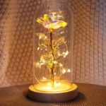 Lampka nocna Złota Róża - LED