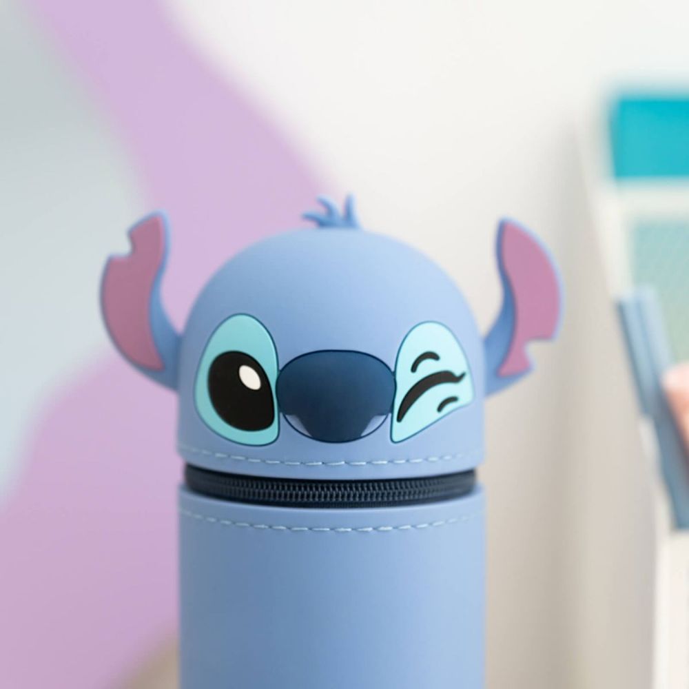 Disney silikonowy piórnik z bajki Lilo&Stitch z głową stitcha! Świetny prezent świąteczny!