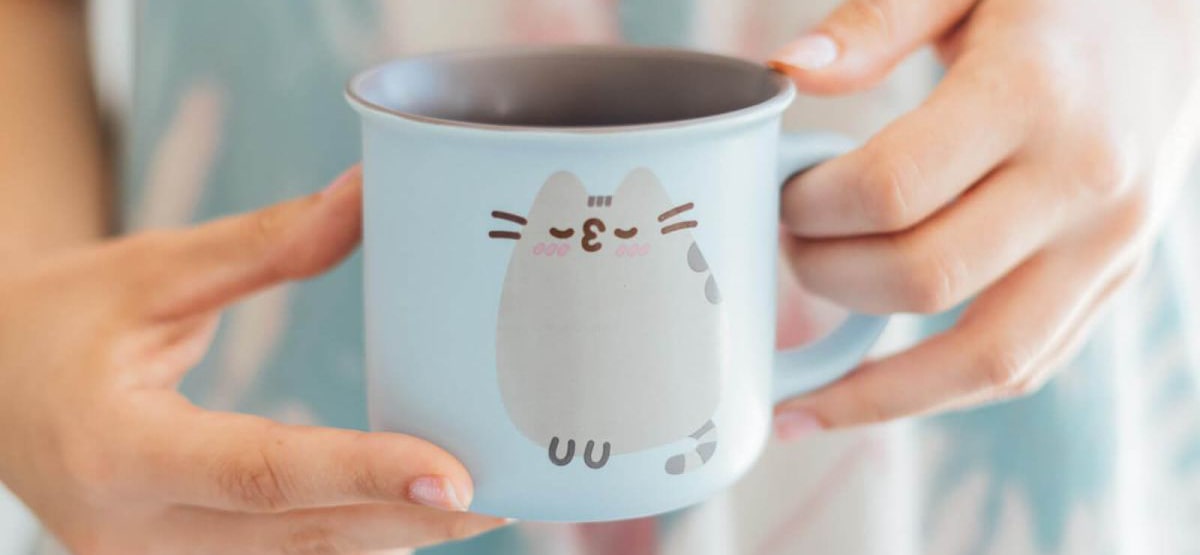 Pusheen Kubek Purrfect Love z serduszkiem Prezent dla niej